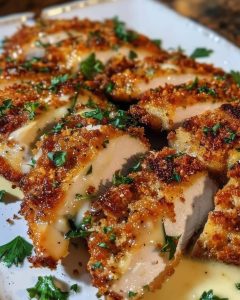Garlic Parmesan Crusted Chicken