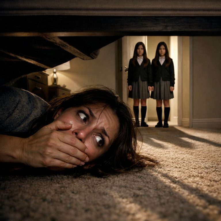 “My neighbor insisted she saw my daughter at home during school hours… so I pretended to leave for work and hid under the bed. Minutes later, I heard multiple footsteps moving down the hallway.” – Part 2