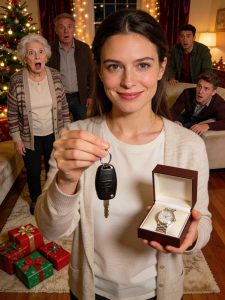 Everyone got gifts but me. Mom laughed, “Oh, we forgot you!” They expected tears. I smiled, “It’s ok—look what I got myself.” The room fell silent when they saw it.