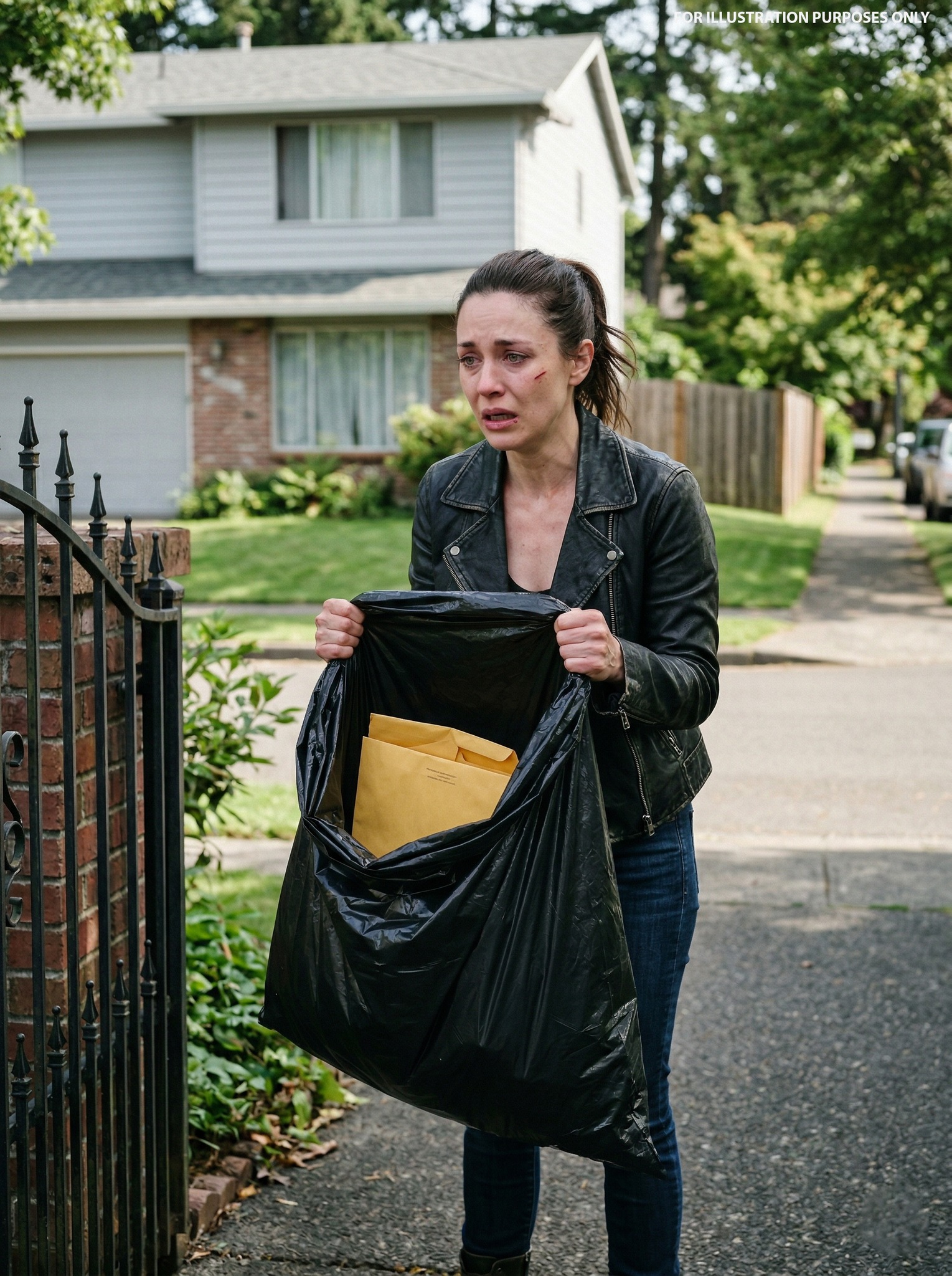 I Left My In-Laws’ House With Nothing — My Father-in-Law Handed Me a Trash Bag and Said, “Take This Out”… But When I Opened It at the Gate, My Hands Started Shaking