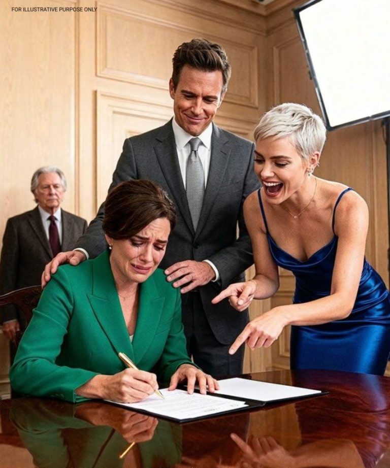 She signed the divorce papers in silence—no one knew her billionaire father was watching from the back of the room…