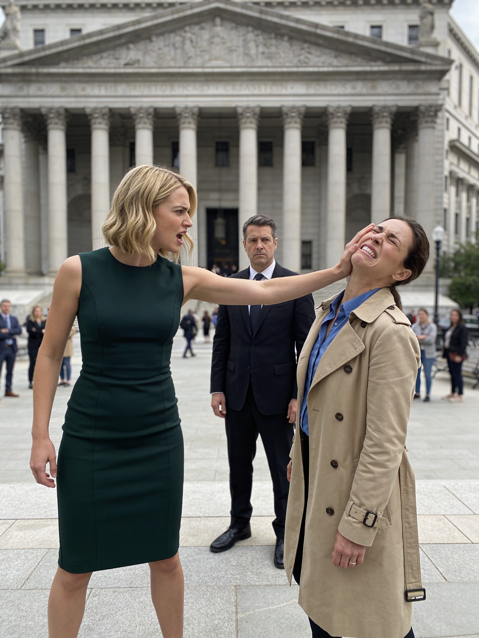 My Husband’s Mistress sʟᴀᴘᴘᴇᴅ Me Outside the Courtroom. I Didn’t Cry, I Didn’t Scream… I Just Smiled. Minutes Later, the Entire Room Found Out Who I Really Was.