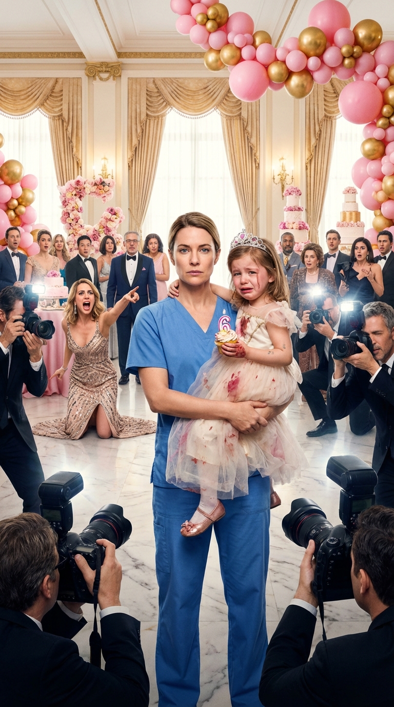 I rushed home from a 24-hour shift to find my 6-year-old daughter sitting on the curb in her birthday dress, holding a crushed cupcake. My sister had moved the party to a hotel and told the security guard my daughter “wasn’t on the guest list” because her clothes weren’t “designer enough” for the photos. I didn’t scream. I just called my lawyer: “Evict the tenant in my luxury condo immediately.” My sister was that tenant.