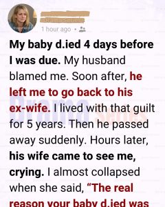 I Lived 5 Years in Guilt After Losing My Baby… Then the Woman I Hated Set Me Free