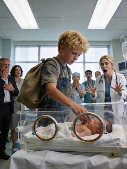 Otto tra i migliori medici avevano rinunciato a salvare il figlio del miliardario… finché un ragazzo senzatetto non ha fatto l’unica cosa che nessun altro aveva notato.