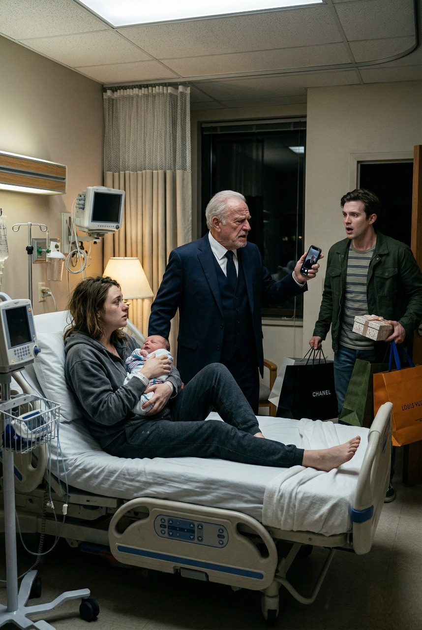 My Grandfather Walked Into My Hospital Room, Saw Me Cradling My Newborn In The Same Worn Shirt I’d Worn For Days, And Quietly Asked Why His Monthly Fortune Had Left Me Broke—One Phone Call Later, My Husband’s Perfect Life Began To Collapse In Public… - News