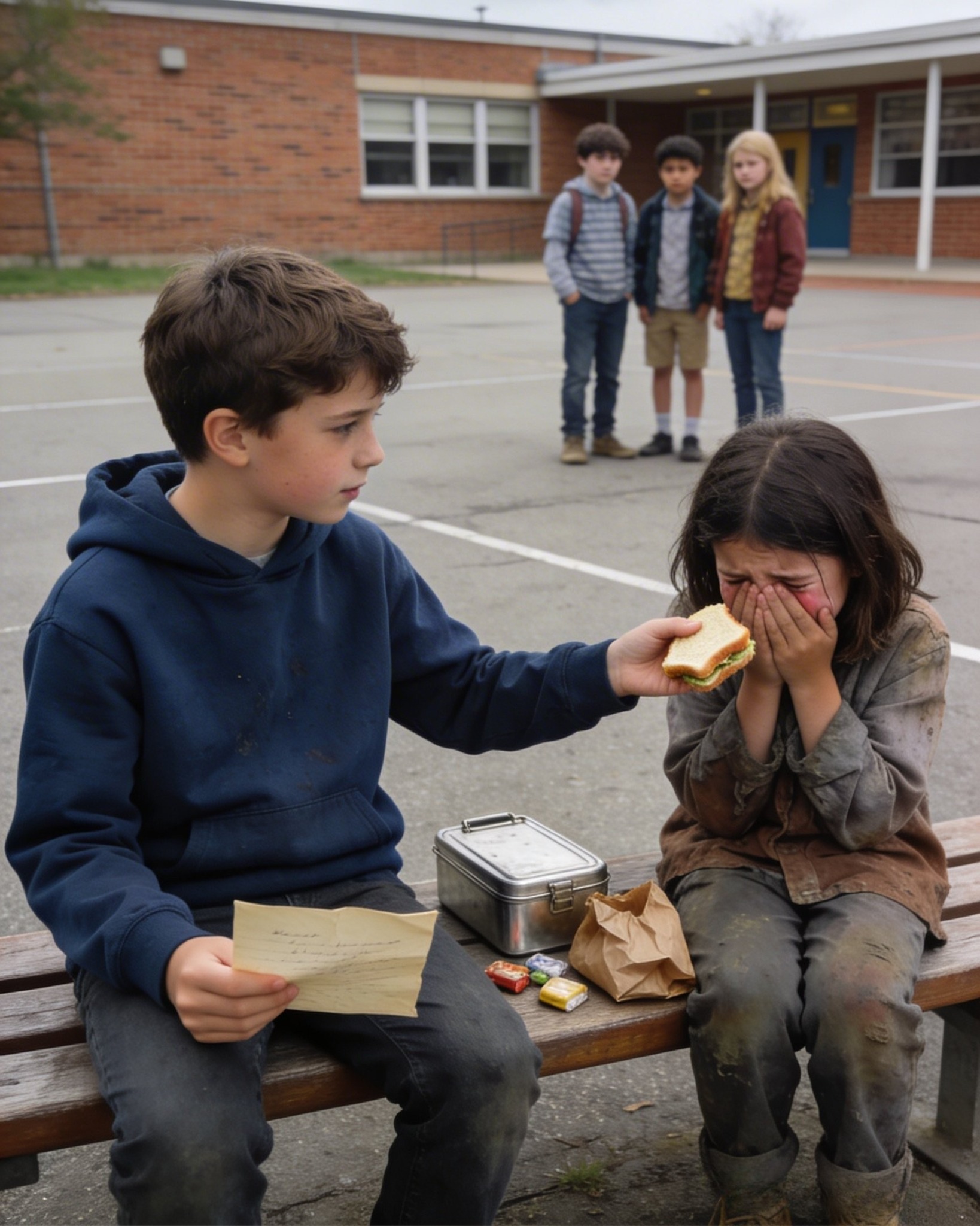 I used to steal my classmate’s lunch every single day just to humiliate her. But the moment I read the note her mother had hidden inside her bag… I couldn’t swallow another bite.