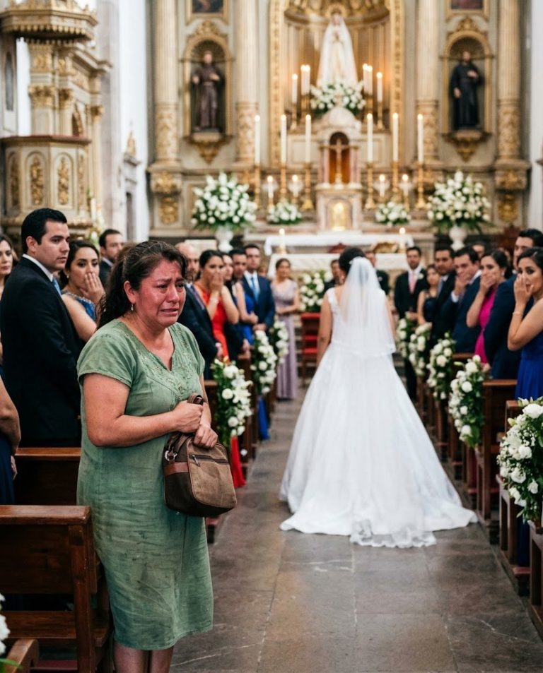 She Hid in an Old Green Dress—Then the Bride Stopped the Wedding