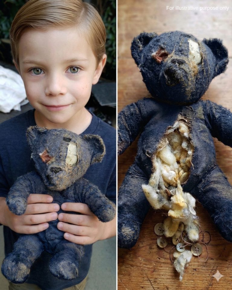 My Son Found a Filthy Teddy Bear in the Grass – That Night, It Whispered His Name, Begging for Help