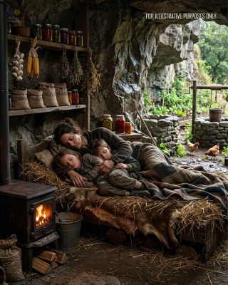 A widow and her children slept in a cave… and woke up to an incredible surprise.