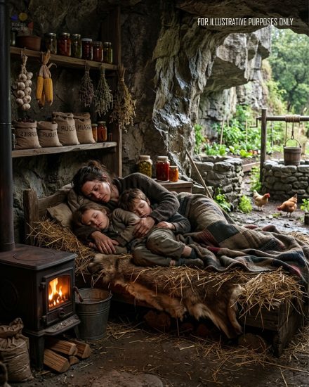 A widow and her children slept in a cave… and woke up to an incredible surprise.