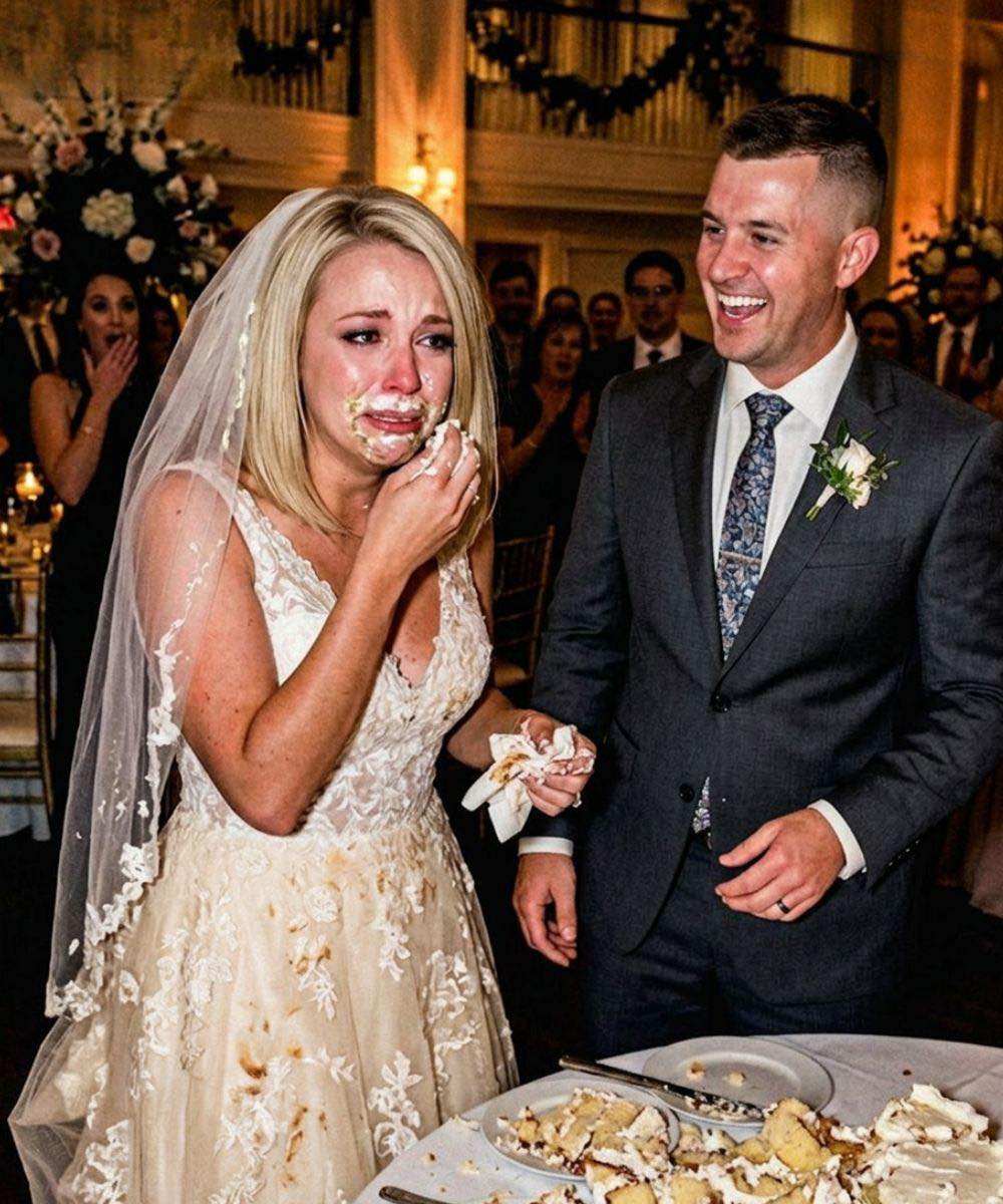 My Groom Sma:shed My Face Into the Cake During the Cake Cutting as a ‘Joke’ – I Was on the Verge of Tears When My Brother Sh0cked Everyone