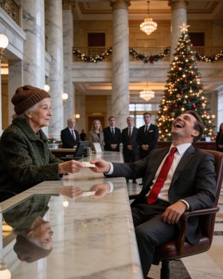 “I Just Want to Check My Balance,” the 90-Year-Old Woman Said — The Banker Smirked… Until the Truth Silenced the Room