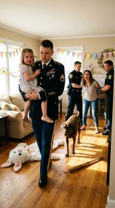 I returned from military service just in time for Easter to surprise my daughter in my Easter Bunny costume. But as I stood behind the door, I heard my new wife snarling, ‘If you dare tell Dad about those bruises on your back, I’ll do with your dog like I did to your mother.’ My daughter sobbed, ‘Dad won’t believe you, he loves Auntie.’ I stepped out, still wearing my mask, and gave her a special Easter ‘gift’ that destroy her whole life.