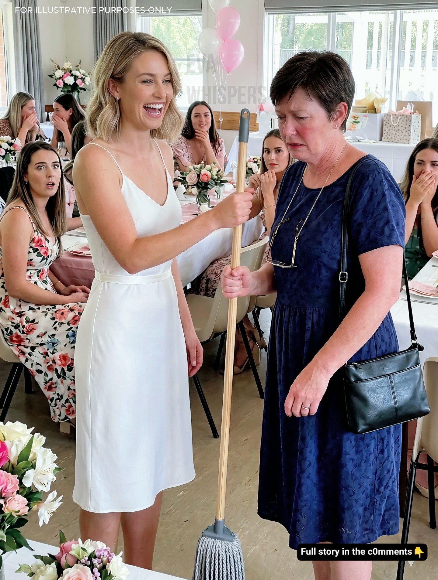 My Future Daughter-in-Law Handed Me a Mop at Her Bridal Shower to ‘Earn My Meal’—But the Gift I Pulled From My Purse Made the Whole Room Gasp