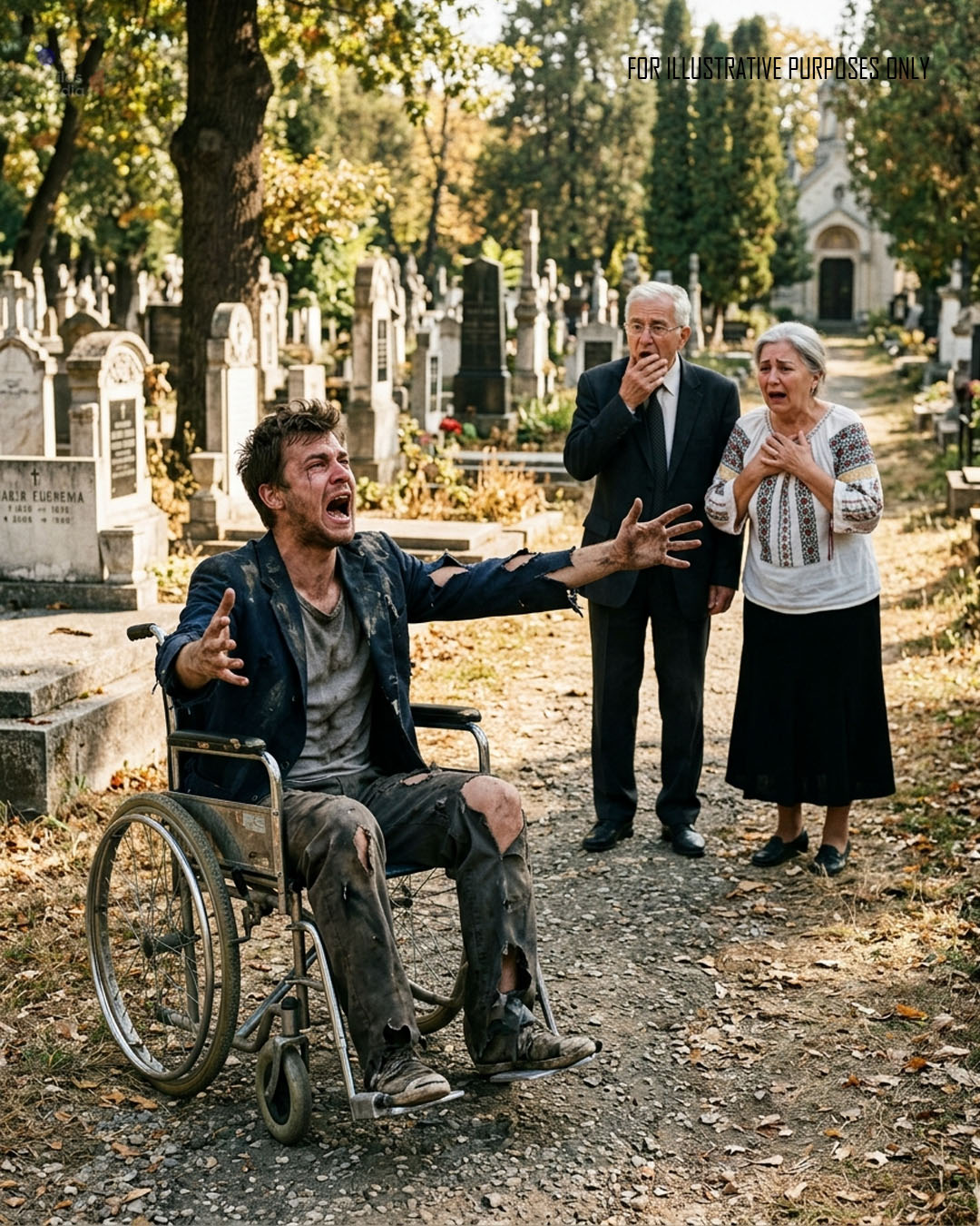 “Mom, Dad… I’m Still Alive!” — The Beggar Cried Out In Front Of The Grave… And What Happened Next, No One Could Have Foreseen.