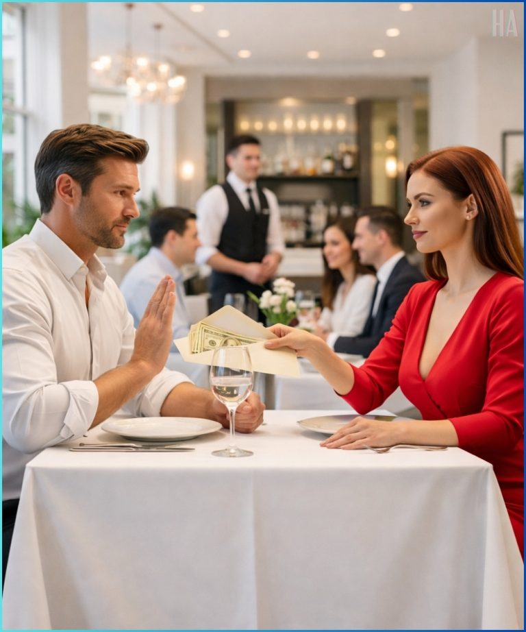 The CEO Slid a Waiter $1,000 at Lunch—Then One Scar Told Her He Was the Genius Who Saved Her Company and Vanished