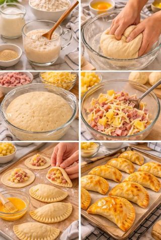 🍍🥟 Empanadas hawaiane al forno: morbide, filanti e irresistibili